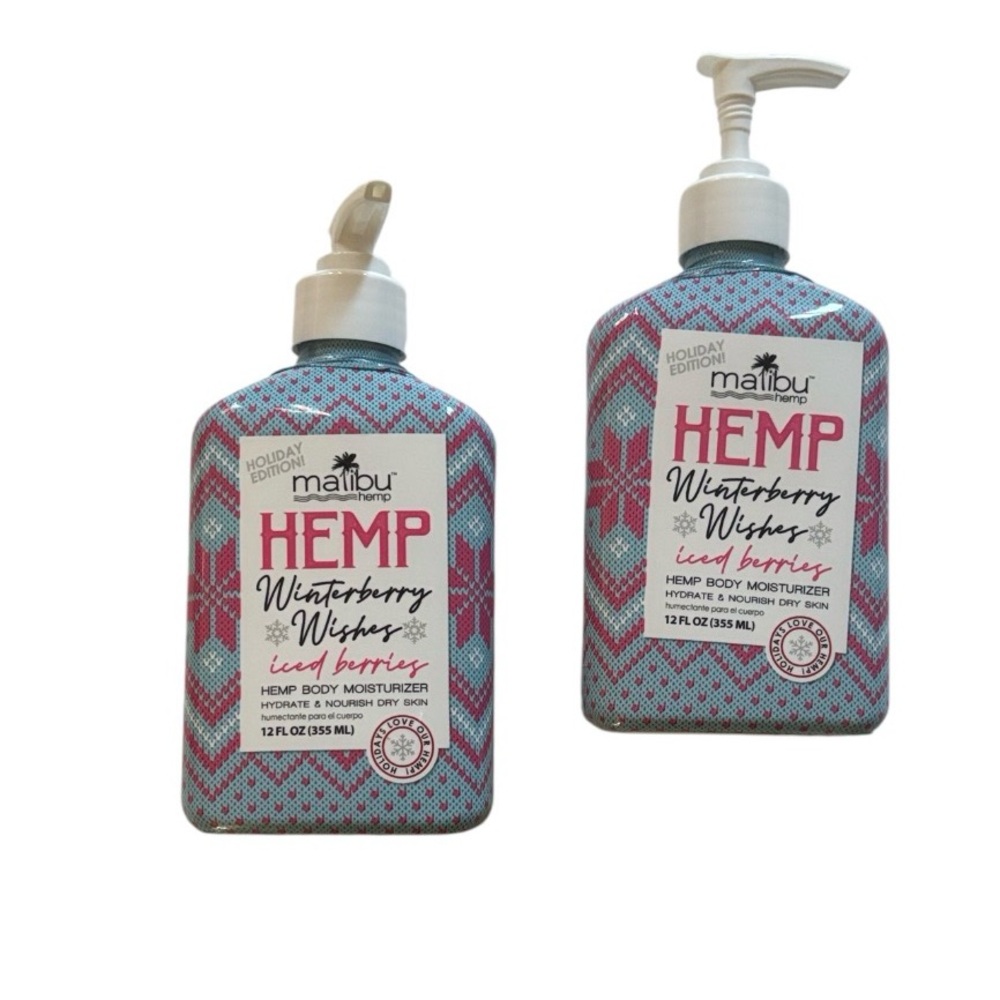 Malibu Hemp | Winterberry Wishes Iced Berries HOLIDAY EDITION BUNDLE Moisturizer